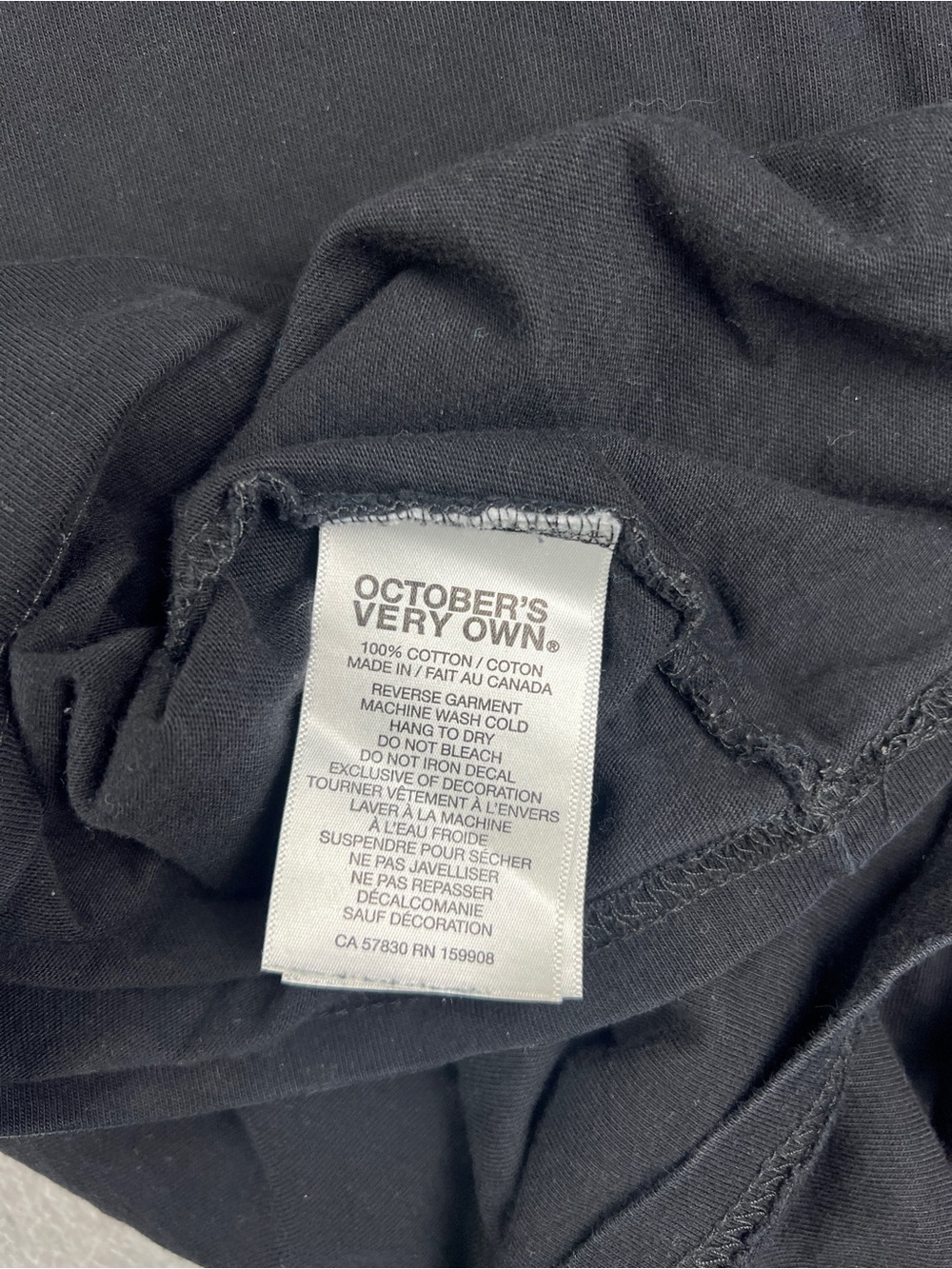October's Very Own (OVO) Black Long-Sleeve Graphic Shirt size Large - Picture 10 of 10